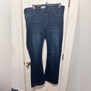 Women's Dark Blue Bootcut Jeans